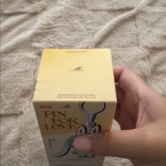 Pop Mart Labubu The Monsters Pin for Love Series “A” Vinyl Plush Pendant - Picture 6 of 9